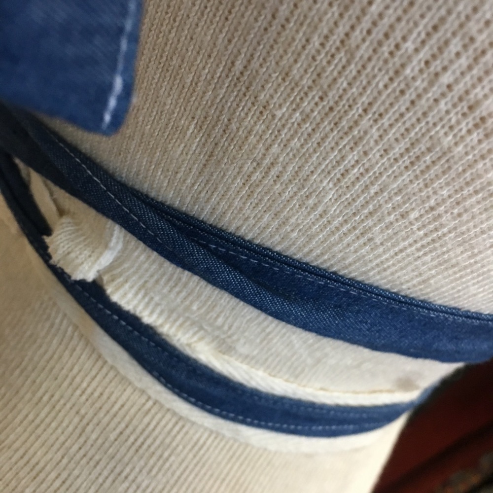 Blue denim backless top - Picture 5 of 7